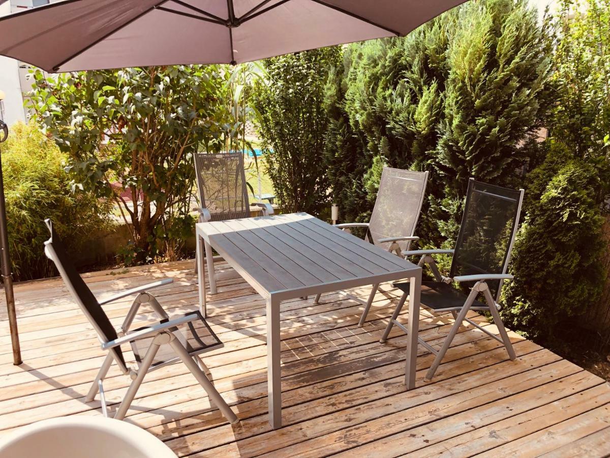 25H Garden Apartment Plus Private Beach Neusiedl am See Bagian luar foto